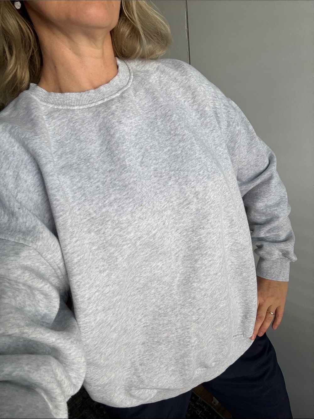 Cotton On Women’s Crewneck Sweatshirt - Light Heather Gray